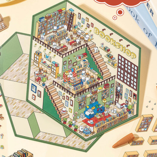 HIDE-AND-SEEK IN BOOKSTORE