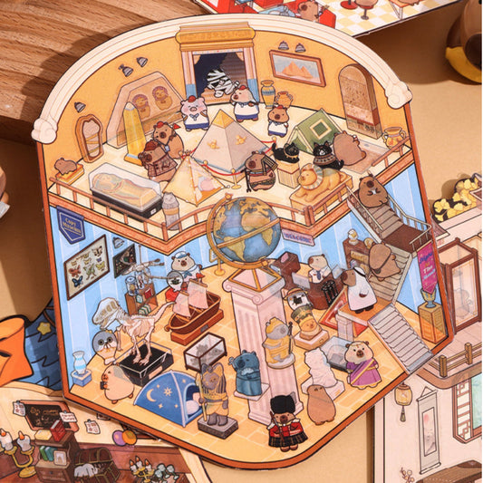 CAPYBARA'S TWO-STORY HISTORY MUSEUM