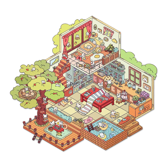 BUNNY'S COZY TWO-STORY VILLA