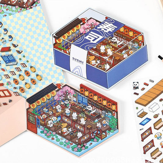 TINY SUSHI STOP FOR FUZZY FOODIES