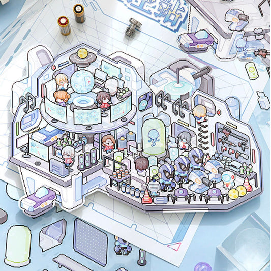 PIXEL SPACESHIP STATION